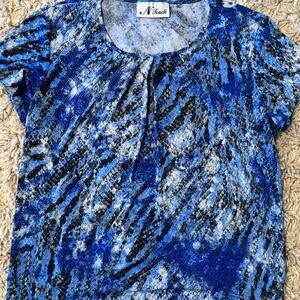 Women’s medium blue top